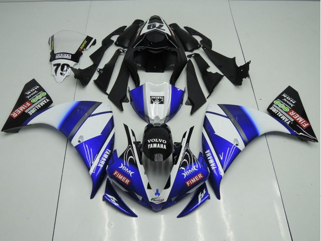 Blue Black Sterilgarda 2012-2014 Yamaha YZF R1 Motorcycle Fairings Blue Black Sterilgarda 2012-2014 Yamaha YZF R1 Motorcycle Fairings