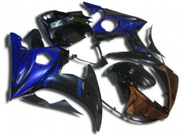 Blue Flame 2003-2005 Yamaha YZF R6 Motorcycle Fairings