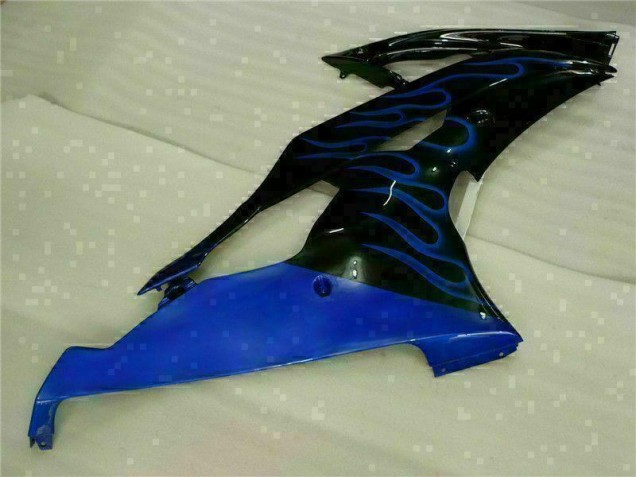 Blue Flame Black 2008-2016 Yamaha YZF R6 Motorcycle Fairings