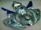 Blue Flame Silver 2006-2007 Honda CBR1000RR Motorcycle Fairings Blue Flame Silver 2006-2007 Honda CBR1000RR Motorcycle Fairings