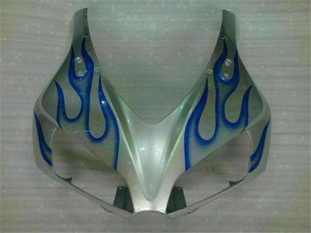 Blue Flame Silver 2006-2007 Honda CBR1000RR Motorcycle Fairings Blue Flame Silver 2006-2007 Honda CBR1000RR Motorcycle Fairings