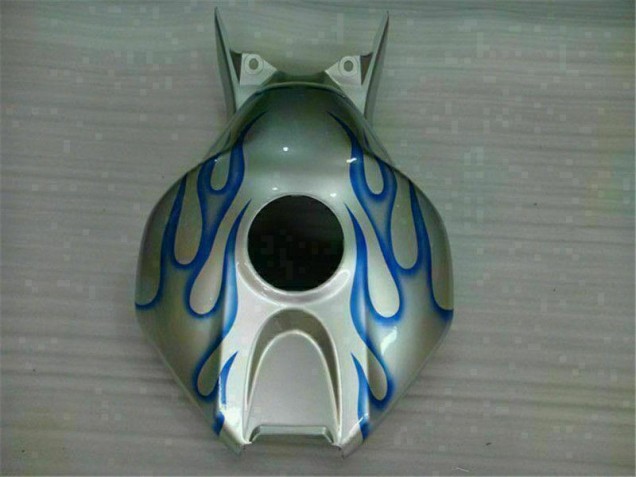 Blue Flame Silver 2006-2007 Honda CBR1000RR Motorcycle Fairings Blue Flame Silver 2006-2007 Honda CBR1000RR Motorcycle Fairings