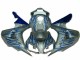 Blue Flame Silver 2006-2007 Honda CBR1000RR Motorcycle Fairings Blue Flame Silver 2006-2007 Honda CBR1000RR Motorcycle Fairings