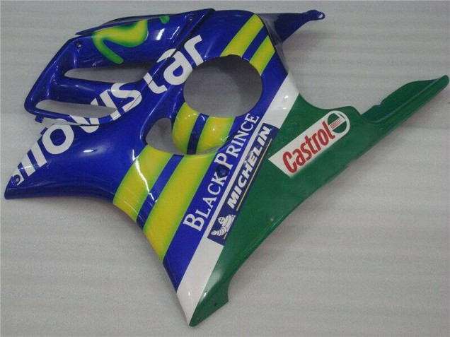 Blue Movistar Castrol 1995-1998 Honda CBR600 F3 Motorcycle Fairings