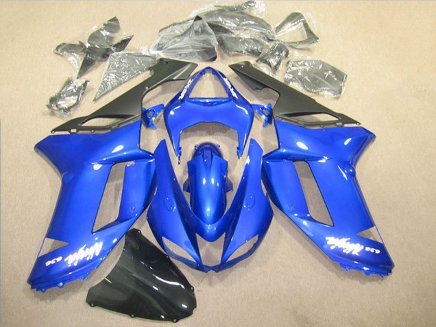 Blue Ninja 636 2007-2008 Kawasaki ZX6R Motorcycle Fairings Blue Ninja 636 2007-2008 Kawasaki ZX6R Motorcycle Fairings