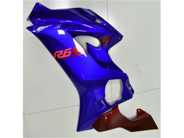 Blue Red 2017-2021 Yamaha YZF R6 Motorcycle Fairings