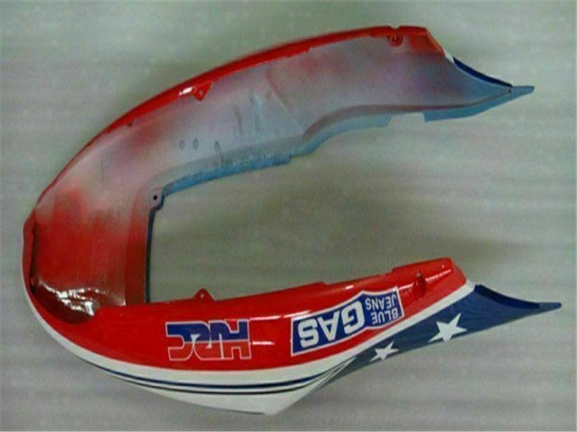 Blue Red Castrol Cycle World 2004-2007 Honda CBR600 F4i Motorcycle Fairings