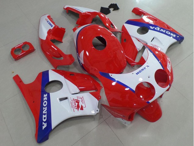 Blue Red White 1991-1998 Honda CBR250RR MC22 Motorcycle Fairings Blue Red White 1991-1998 Honda CBR250RR MC22 Motorcycle Fairings