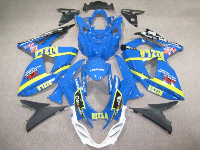 Blue Rizla Q8 Oils 2009-2016 Suzuki GSXR 1000 Motorcycle Fairings Blue Rizla Q8 Oils 2009-2016 Suzuki GSXR 1000 Motorcycle Fairings