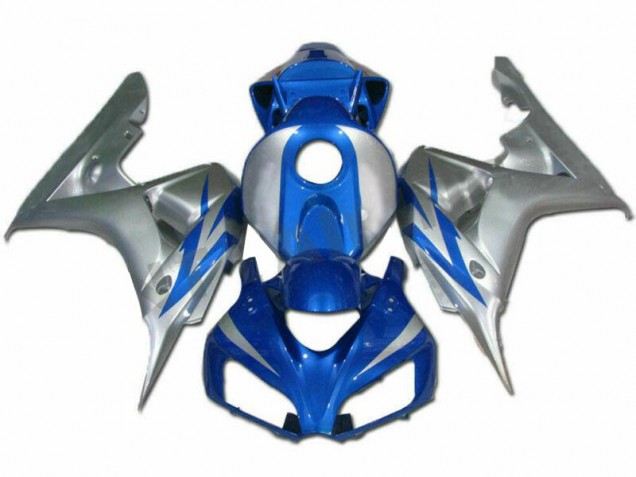 Blue Silver 2006-2007 Honda CBR1000RR Motorcycle Fairings Blue Silver 2006-2007 Honda CBR1000RR Motorcycle Fairings