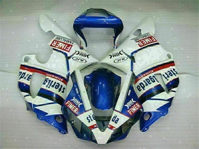 Blue White 2000-2001 Yamaha YZF R1 Motorcycle Bodywork Blue White 2000-2001 Yamaha YZF R1 Motorcycle Bodywork