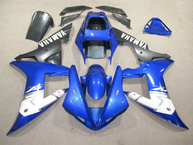 Blue White 2002-2003 Yamaha YZF R1 Motorcycle Fairing Blue White 2002-2003 Yamaha YZF R1 Motorcycle Fairing