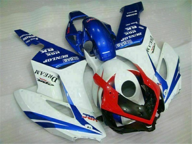 Blue White 2004-2005 Honda CBR1000RR Motorcycle Fairing