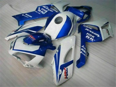 Blue White 2004-2005 Honda CBR1000RR Motorcycle Fairings