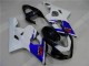 Blue White 2004-2005 Suzuki GSXR 600/750 Motorcycle Bodywork