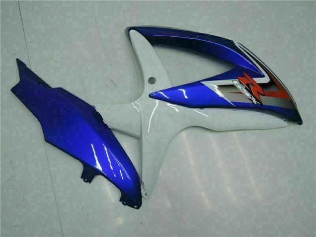 Blue White 2008-2010 Suzuki GSXR 600/750 Full Motorcycle Fairing Kits