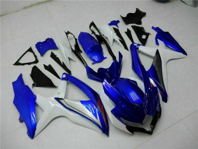 Blue White 2008-2010 Suzuki GSXR 600/750 Motorcycle Bodywork
