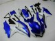 Blue White 2008-2010 Suzuki GSXR 600/750 Motorcycle Bodywork