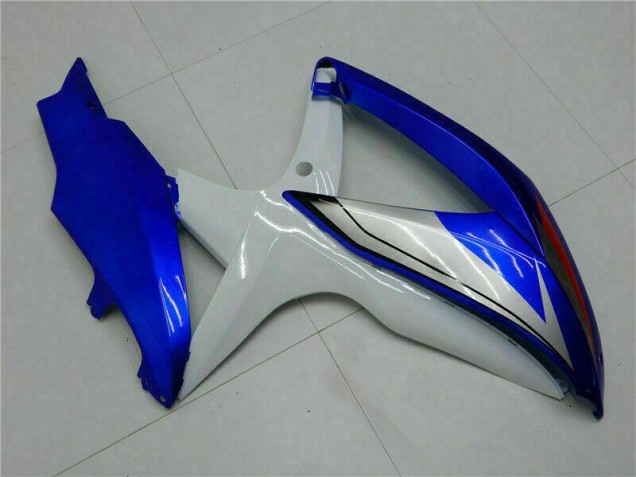 Blue White 2008-2010 Suzuki GSXR 600/750 Motorcycle Bodywork