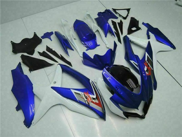 Blue White 2008-2010 Suzuki GSXR 600/750 Motorcycle Fairing Kits Blue White 2008-2010 Suzuki GSXR 600/750 Motorcycle Fairing Kits