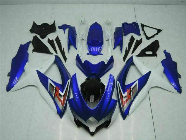 Blue White 2008-2010 Suzuki GSXR 600/750 Motorcycle Fairing Kits Blue White 2008-2010 Suzuki GSXR 600/750 Motorcycle Fairing Kits