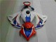 Blue White 2008-2011 Honda CBR1000RR Motorcycle Fairing