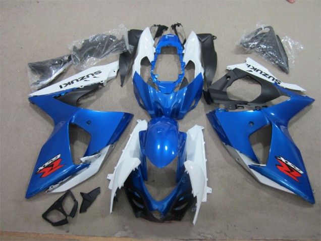 Blue White 2009-2016 Suzuki GSXR 1000 Full Motorcycle Fairing Kits Blue White 2009-2016 Suzuki GSXR 1000 Full Motorcycle Fairing Kits