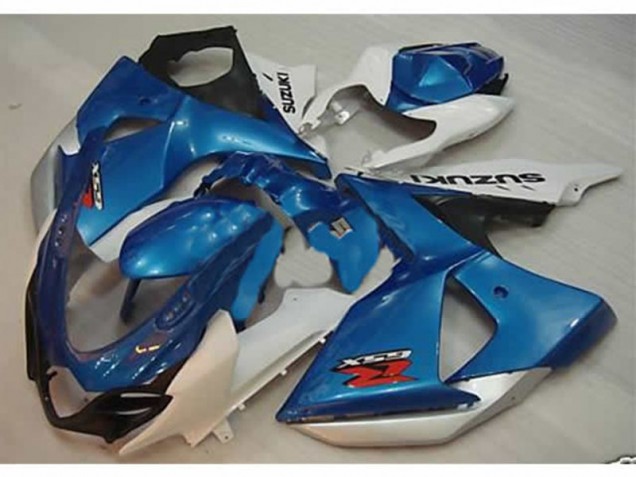 Blue White 2009-2016 Suzuki GSXR 1000 Motorcycle Fairing & Bodywork
