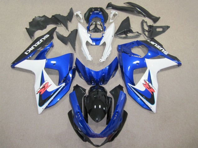 Blue White 2009-2016 Suzuki GSXR 1000 Motorcycle Fairing Kits Blue White 2009-2016 Suzuki GSXR 1000 Motorcycle Fairing Kits