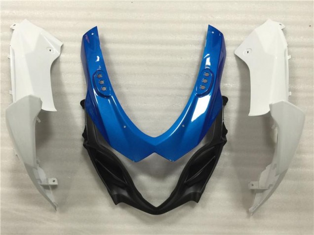 Blue White 2009-2016 Suzuki GSXR 1000 Motorcycle Fairing Kits & Plastic