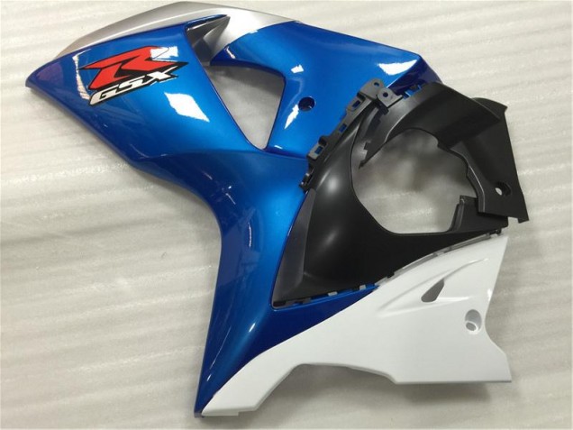 Blue White 2009-2016 Suzuki GSXR 1000 Motorcycle Fairing Kits & Plastic