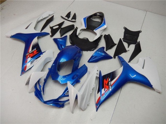 Blue White 2011-2021 Suzuki GSXR 600/750 Motorcycle Bodywork Blue White 2011-2021 Suzuki GSXR 600/750 Motorcycle Bodywork