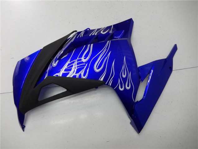 Blue White Black 2013-2016 Kawasaki EX300 Motorcycle Fairings