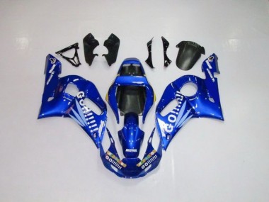 Blue White Go Motul 1998-2002 Yamaha YZF R6 Motorcycle Fairings