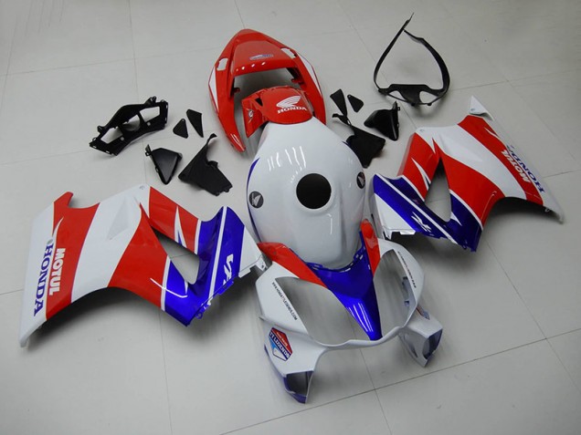 Blue White Red 2002-2013 Honda VFR800 Motorcycle Fairings Blue White Red 2002-2013 Honda VFR800 Motorcycle Fairings