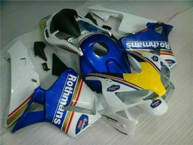 Blue White Rothmans 2003-2004 Honda CBR600RR Motorcycle Fairings