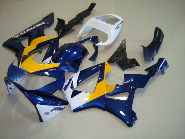 Blue Yellow 2000-2001 Honda CBR900RR 929 Motorcycle Fairings