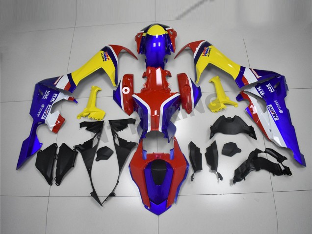 Blue Yellow Red 2017-2020 Honda CBR1000RR Motorcycle Fairings