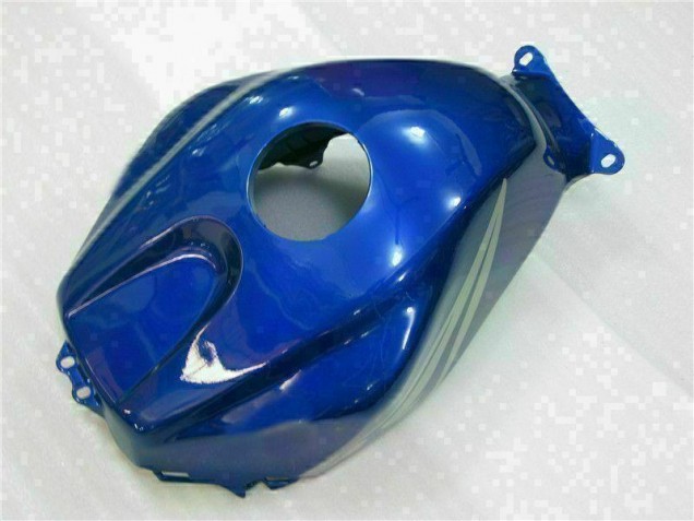 Blue with Silver Flame 2003-2004 Honda CBR600RR Motorcycle Fairings