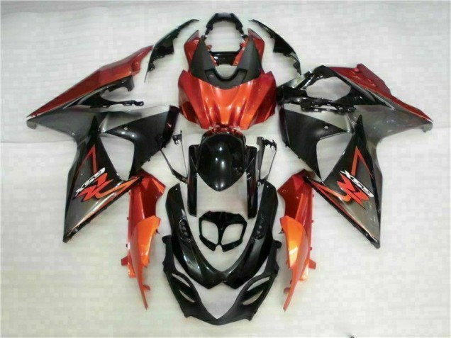 Brown Black 2009-2016 Suzuki GSXR 1000 Motorcycle Bodywork