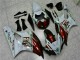 Brown White 2006-2007 Yamaha YZF R6 Motorcycle Fairings