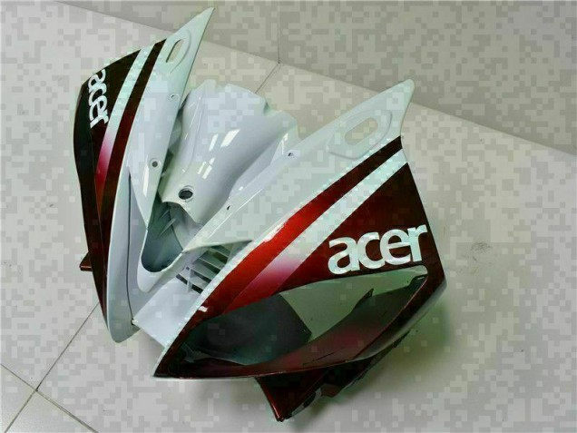 Brown White 2006-2007 Yamaha YZF R6 Motorcycle Fairings