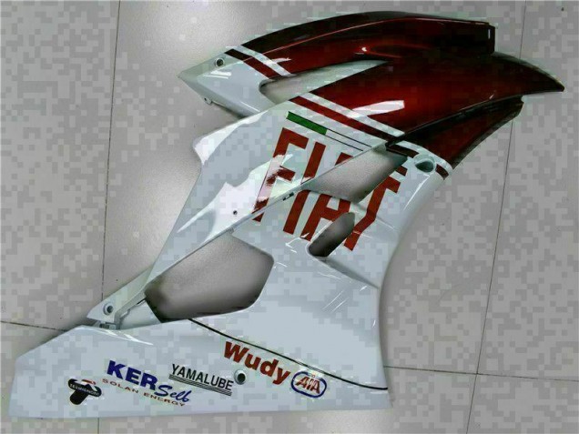 Brown White 2006-2007 Yamaha YZF R6 Motorcycle Fairings