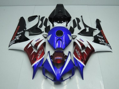 Burgandy and Blue 2006-2007 Honda CBR1000RR Motorcycle Fairings