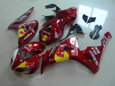 Candy Red Red Bull 2006-2007 Honda CBR1000RR Motorcycle Fairings