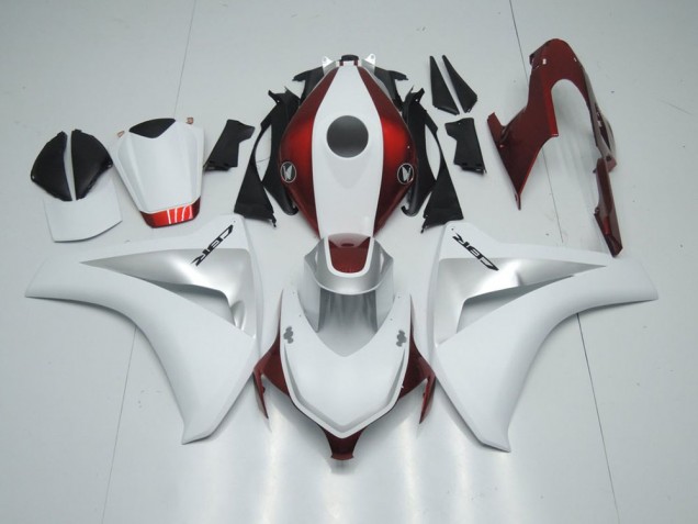 Candy Red White and Silver 2008-2011 Honda CBR1000RR Motorcycle Fairings Candy Red White and Silver 2008-2011 Honda CBR1000RR Motorcycle Fairings