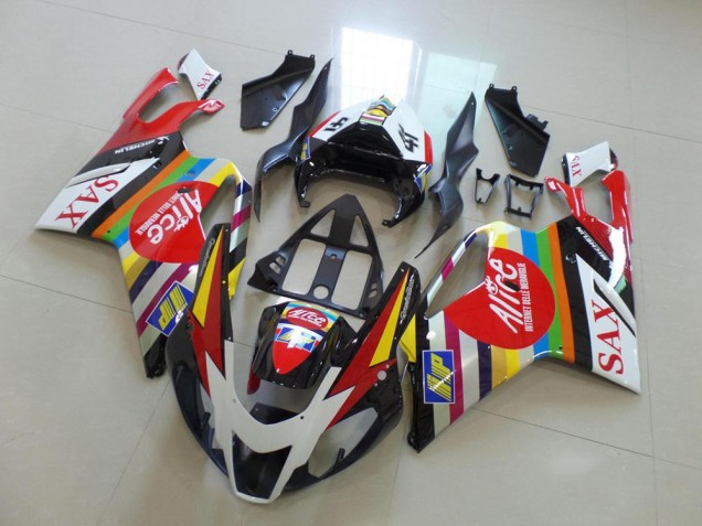 Colorful Sax 2003-2006 Aprilia RSV1000 Motorcycle Fairings