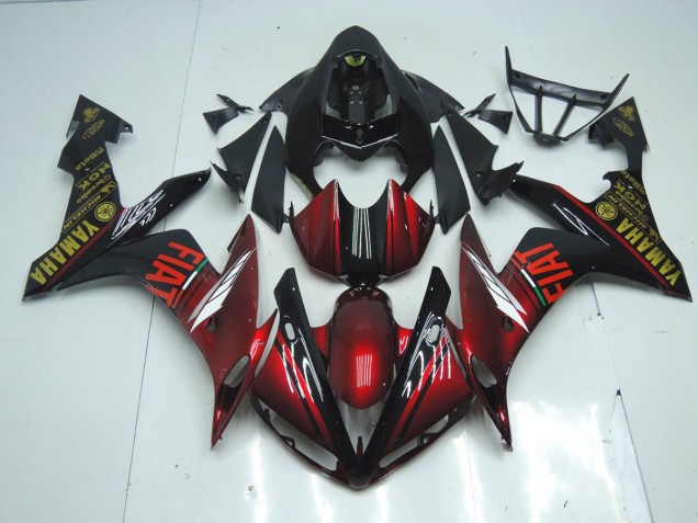 Dark Glossy Black 2007-2008 Yamaha YZF R1 Motorcycle Fairings Dark Glossy Black 2007-2008 Yamaha YZF R1 Motorcycle Fairings