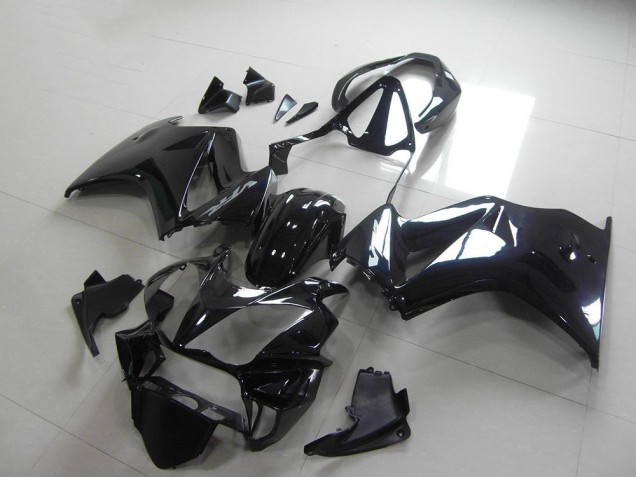 Glossy Black 2002-2013 Honda VFR800 Motorcycle Fairings