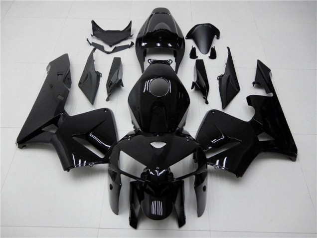 Glossy Black 2005-2006 Honda CBR600RR Motorcycle Fairing
